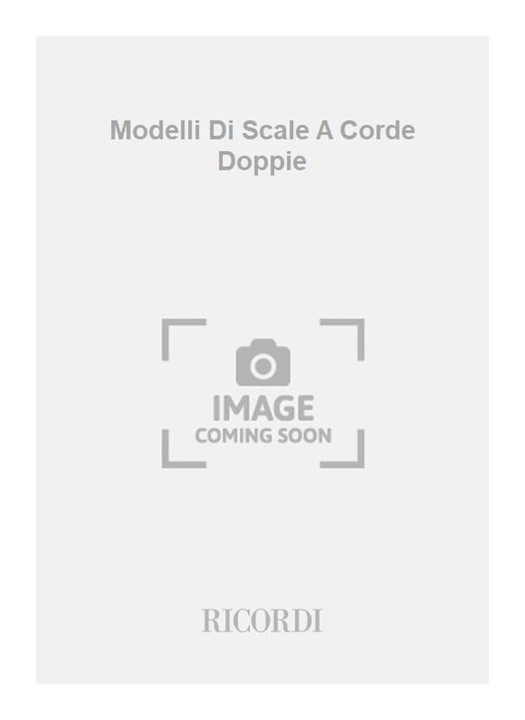 Modelli Di Scale A Corde Doppie